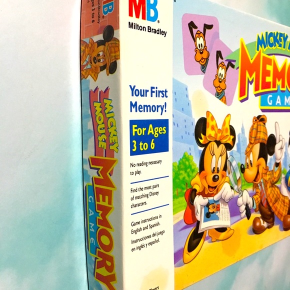 DISNEY VTG 90 Mickey Mouse CollectableMemory Game - Picture 5 of 15